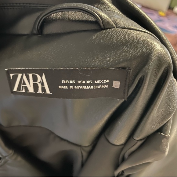 Zara Black Trench Coat - Picture 6 of 6